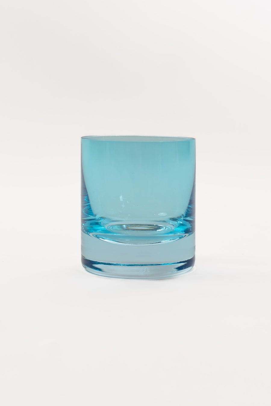 Colored Rocks Glass - Set of 6 {Ocean Blue}.
