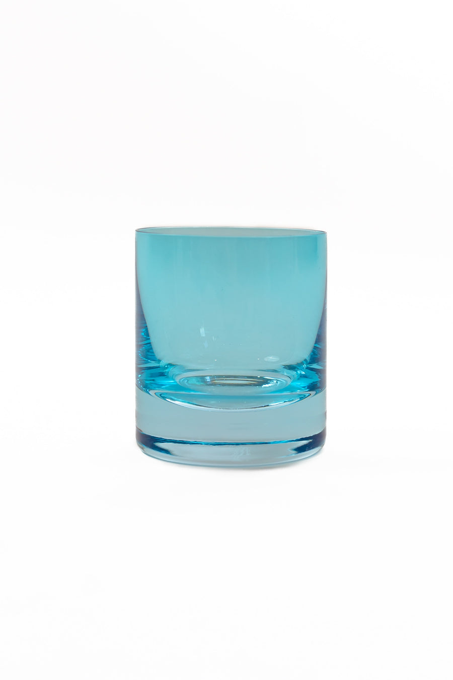 Colored Rocks Glass - Set of 6 {Ocean Blue}.