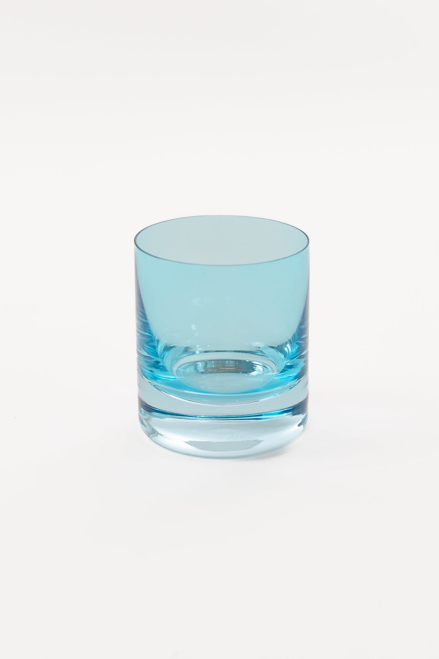 Colored Rocks Glass - Set of 6 {Ocean Blue}.