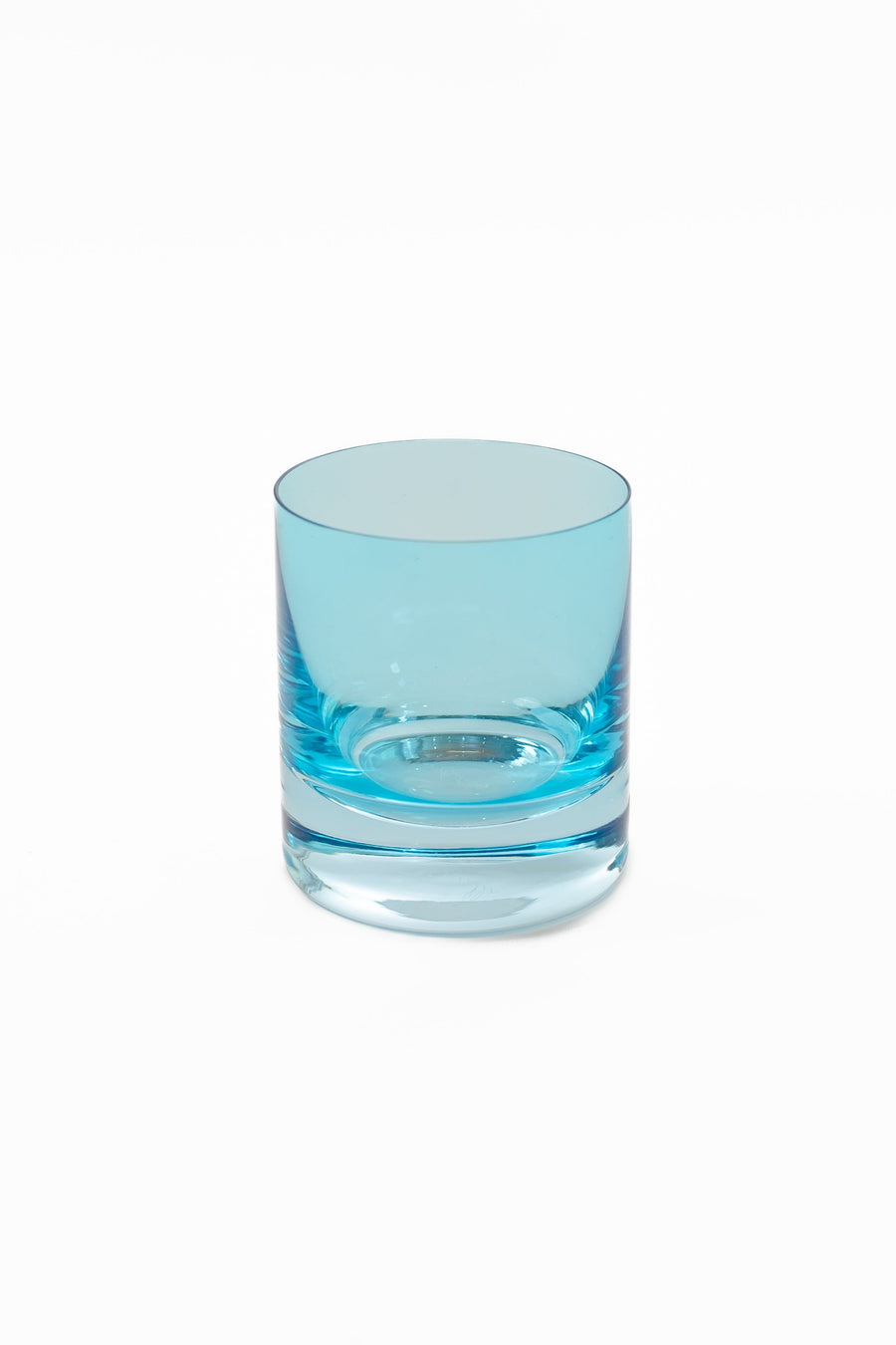 Colored Rocks Glass - Set of 6 {Ocean Blue}.