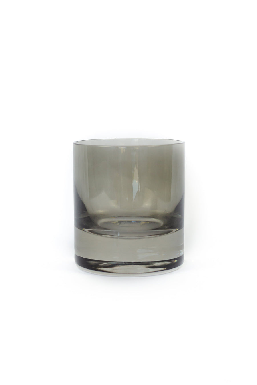 Colored Rocks Glass - Set of 6 {Gray Smoke}.
