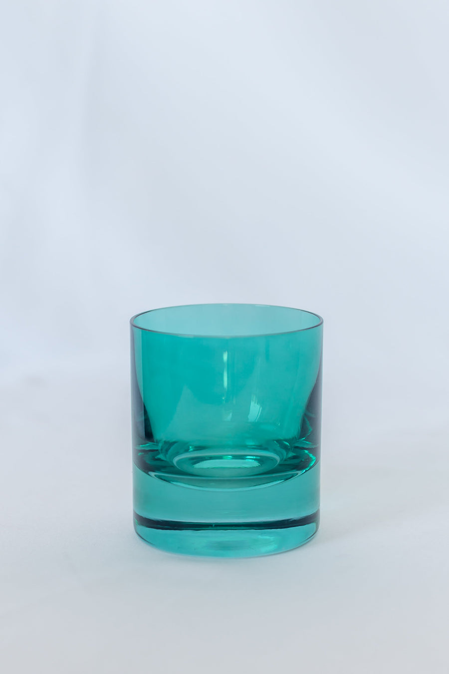 Colored Rocks Glass - Set of 6 {Emerald Green}.