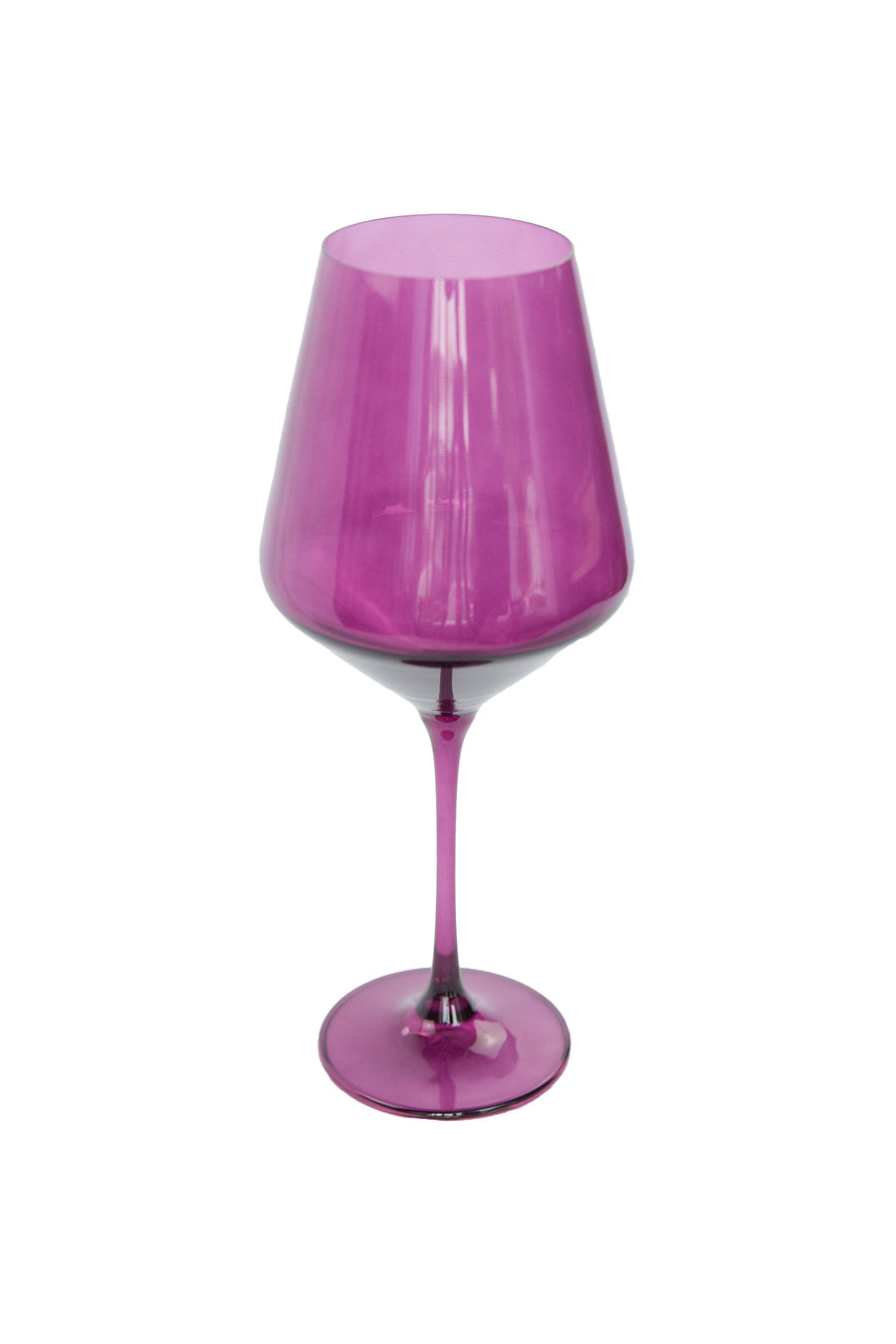 Colored Wine Stemware - Set of 6 {Amethyst}.