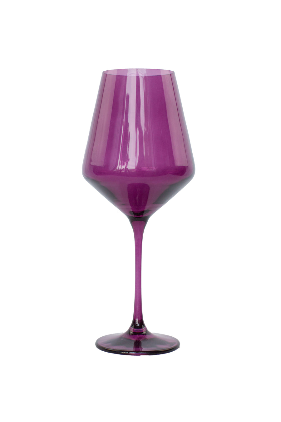 Colored Wine Stemware - Set of 6 {Amethyst}.