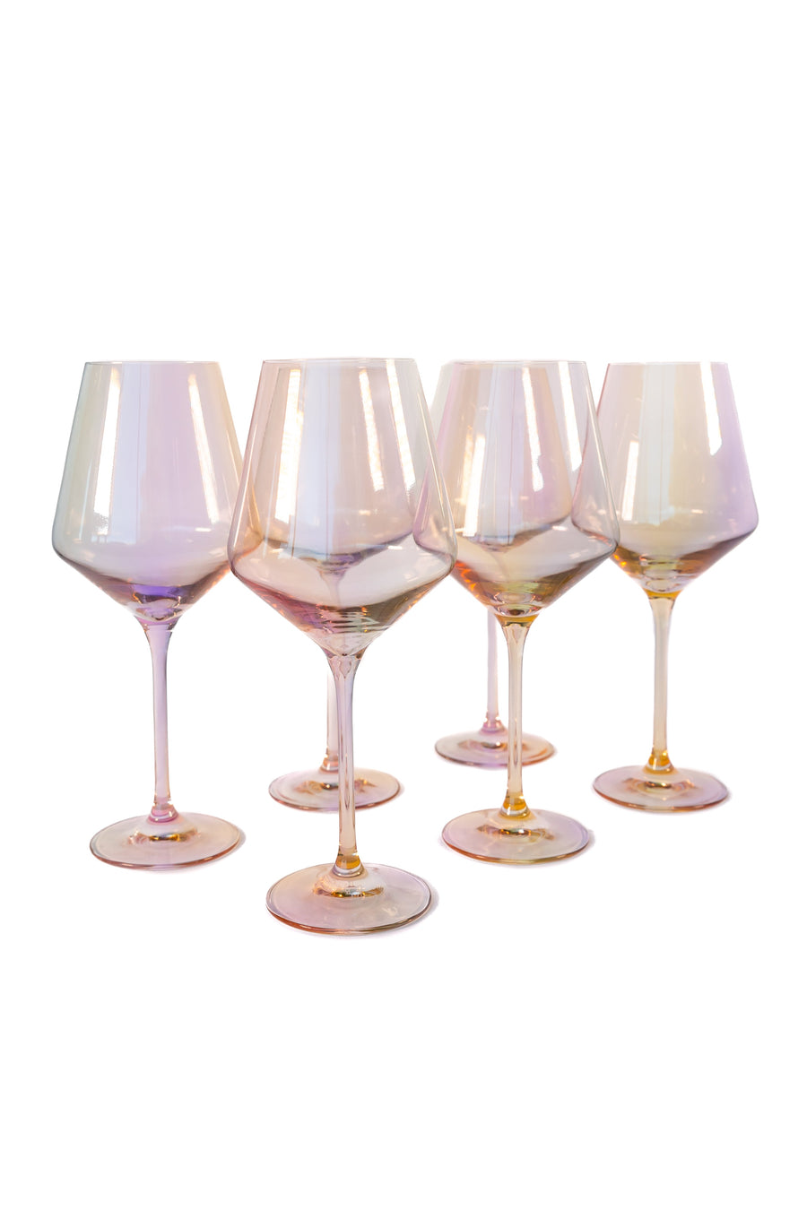 Colored Wine Stemware - Set of 6 {Iridescent}.