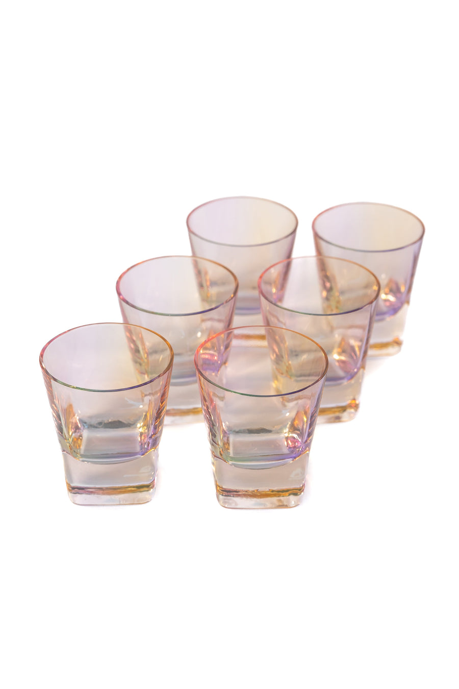 Colored Shot Glasses - Set of 6 {Iridescent}.